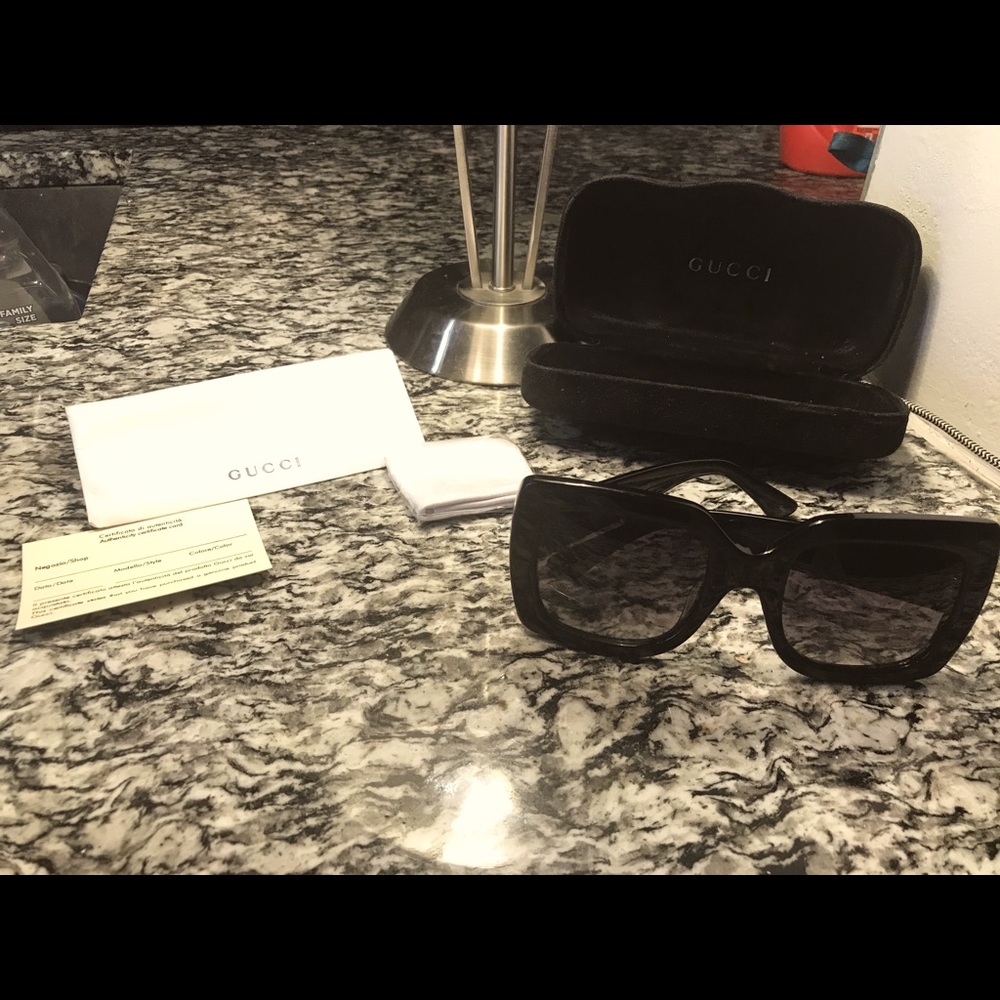 Authentic Gucci Sunglasses with case